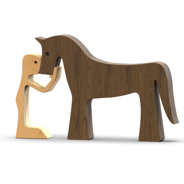 PetLuvli | Unique Interlocking Wooden Sculptures | Dog, Cat, Horse, Rabbit, Bird