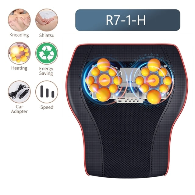 Electric Shiatsu Head Neck Cervical Traction Body Massager