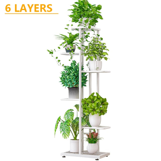 FlowerTower | Vertical Multi-Layered Plant Stand | 5/6/7/8 Levels