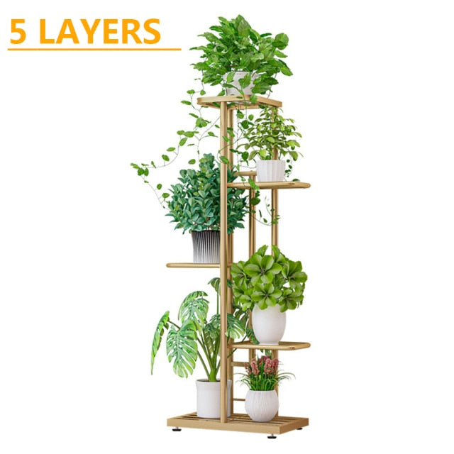 FlowerTower | Vertical Multi-Layered Plant Stand | 5/6/7/8 Levels