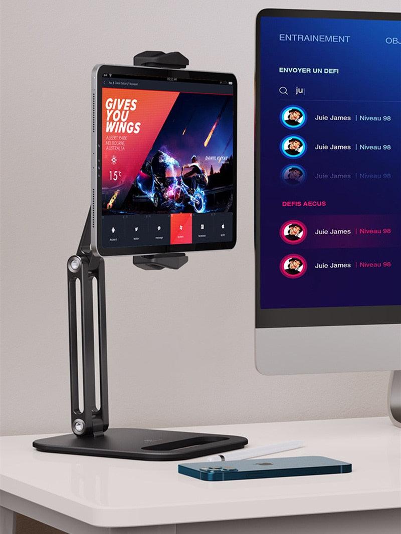 Three Shaft Design Multi Angle Foldable Tablet Phone Stand