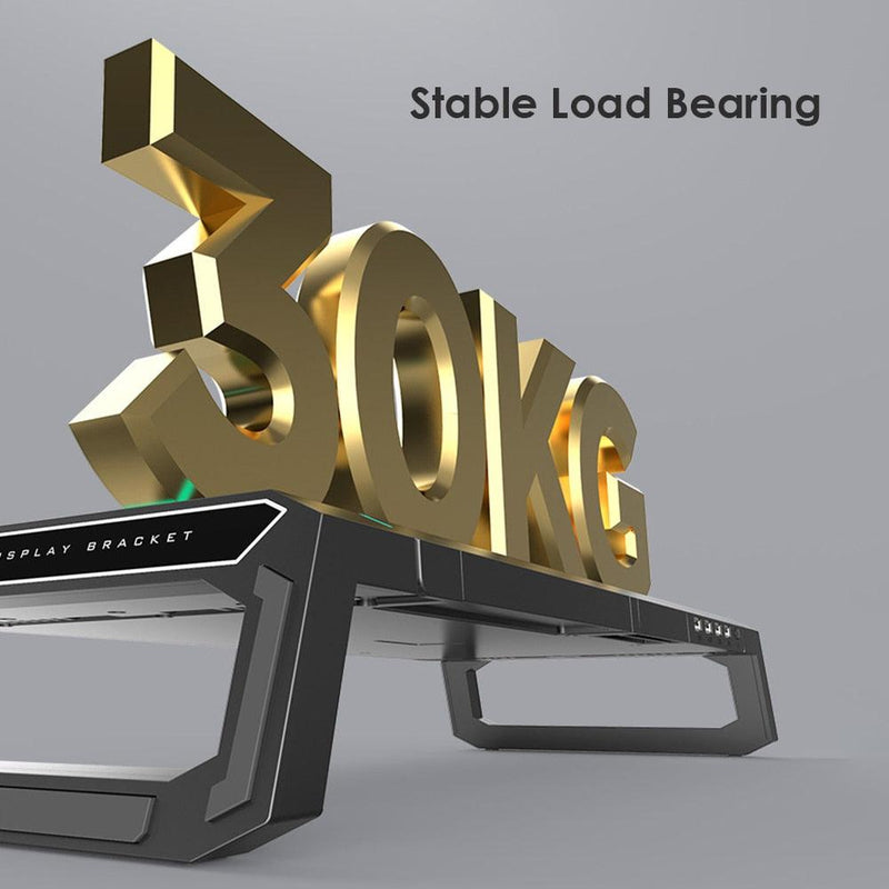 Adjustable RGB 4 USB3.0 Charging Desk and Monitor Stand