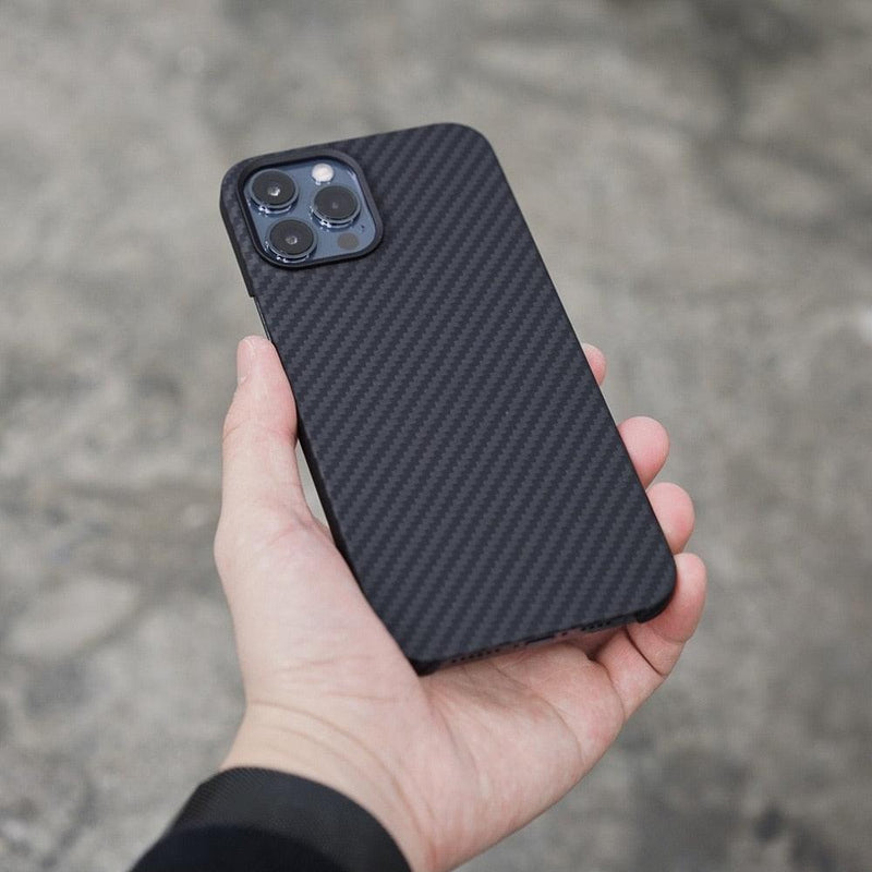 Ultra-thin Aramid Fiber Carbon Case for iPhone