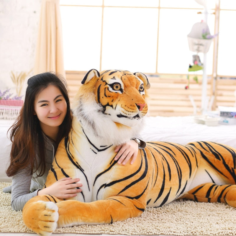 SimuTiger | Life-Size Plush Tiger & Leopard Pet