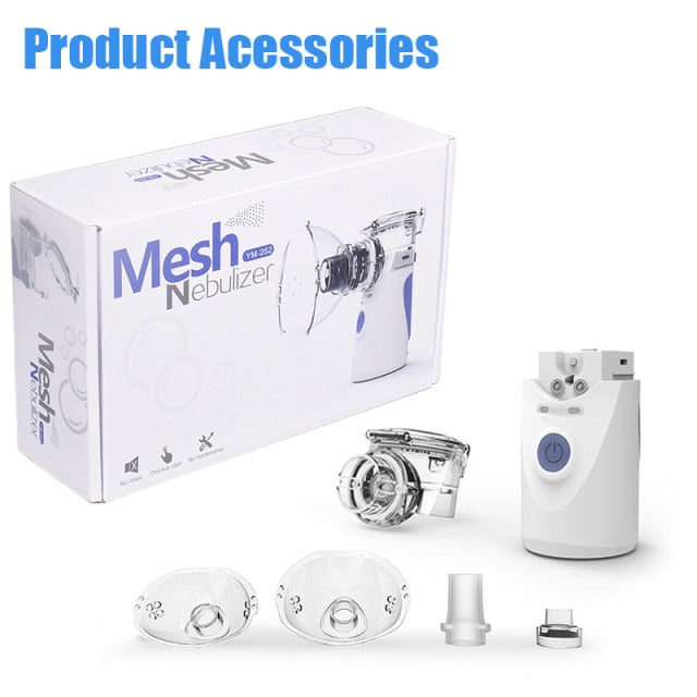 Portable Nebulizer, Mesh Nebulizer, Battery Operated Handheld Nebulizer, Mini Handheld Nebulizer Ultrasonic Machine,