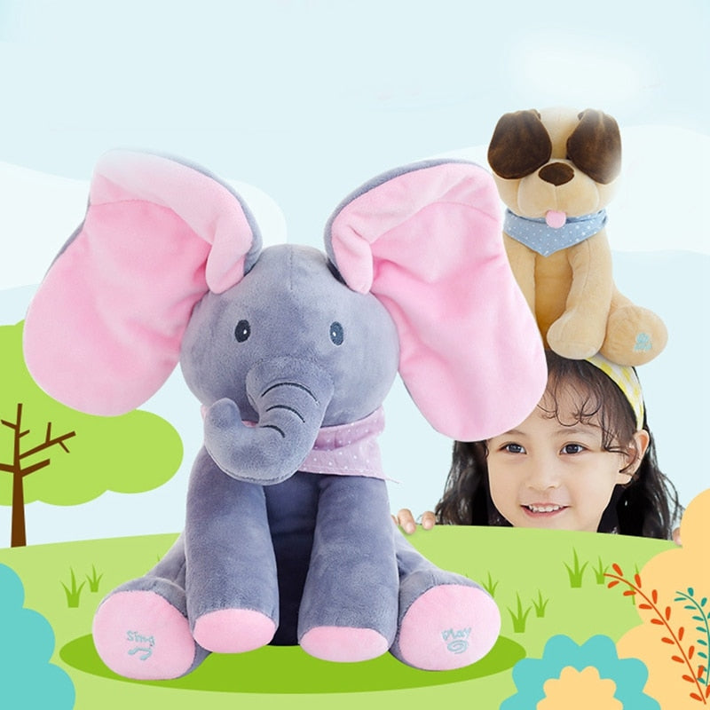 Peek-a-Boo the Elephant | Interactive Plush Toy