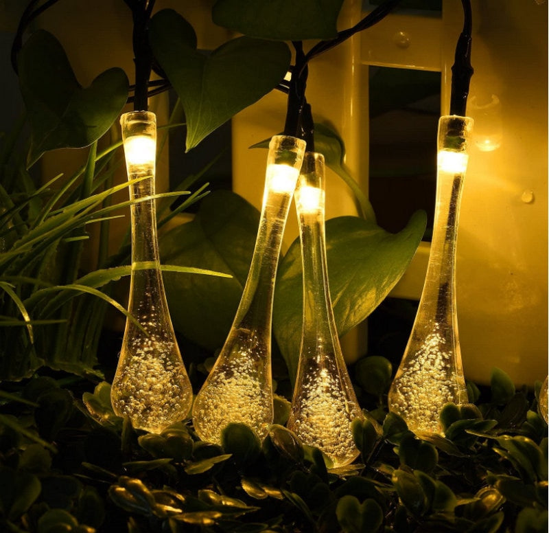 DropLights | Sparkling Outdoor Fairy Drop Lights | 6.5YDS / 30 LEDS