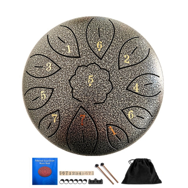 Chinese Meditation Drum | 6" Steel Tongue Drum