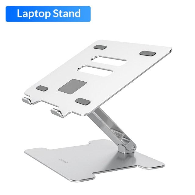 Foldable Laptop Aluminum Stand with 4 Port USB 3.0