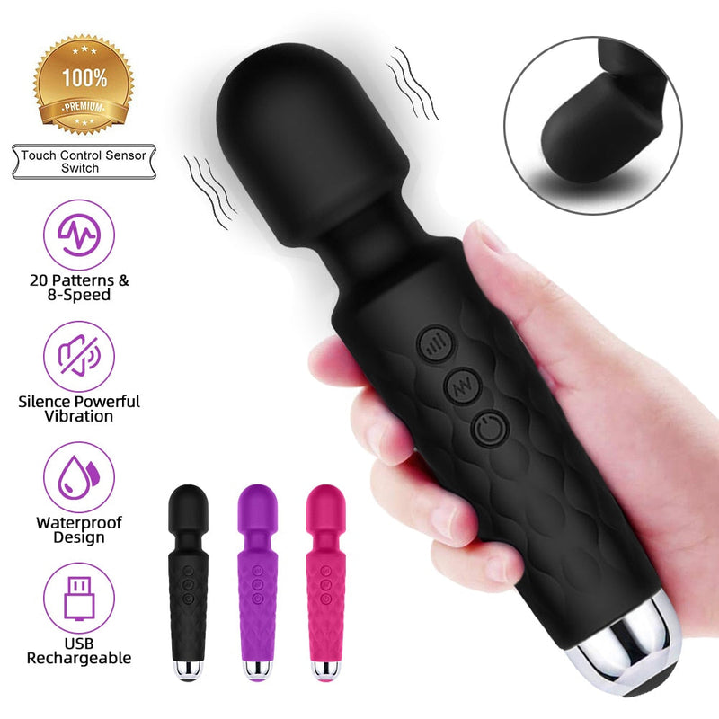 20 Pattern/8 Speed Magic Vibration Massager