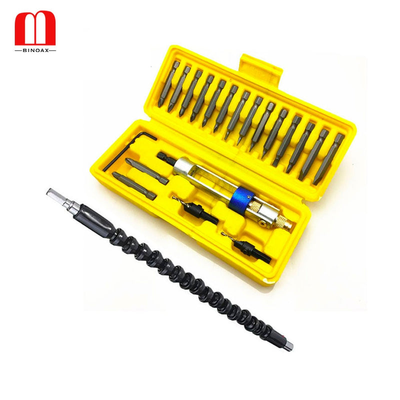 Flexible Shaft + 20 Drill Bit Set