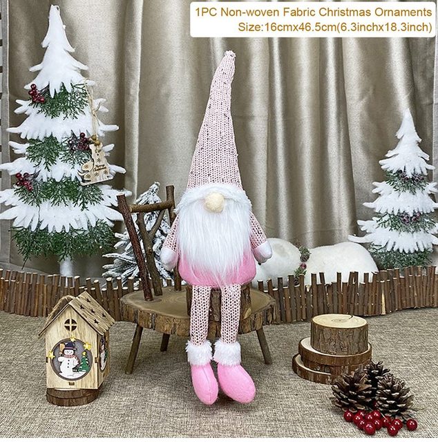 Frigg Santa Faceless Doll/christmas Home Decorations Gifts, Xmas Noel Stuffed Gnom Gifts