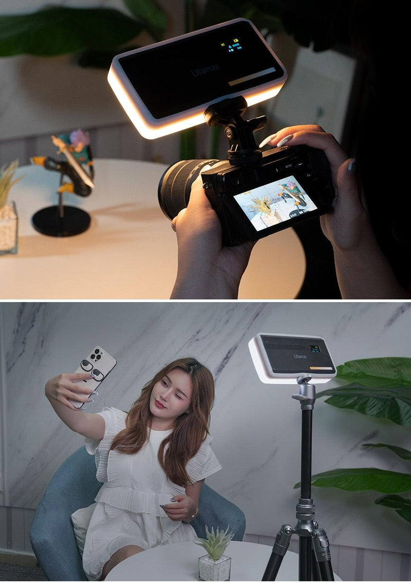 Camera 2500k-9000k LED Light With 360° Tripod Phone Holder