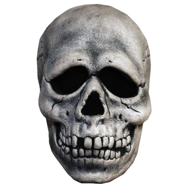 Halloween 2022 Full Head Skull Mask - Movable Jaw Mask, Scary Halloween Mask Custom, human skull mask