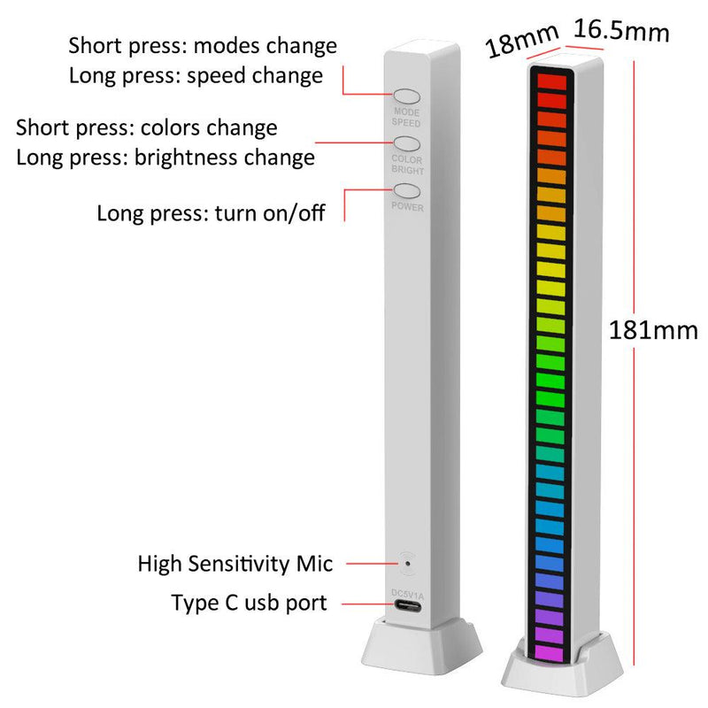 Audio Rhythm Music Sound Control LED Light