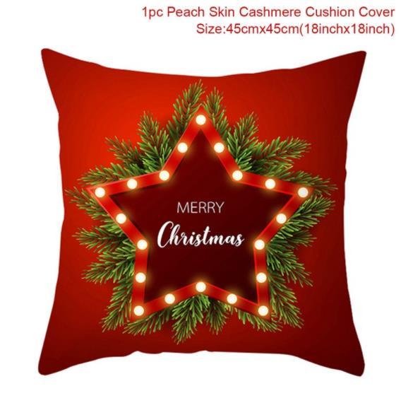 Santa pillowcase Happy New Year Xmas Gifts Christmas Decor For Home Merry Christmas Ornament Navidad Natal Xmas Gifts