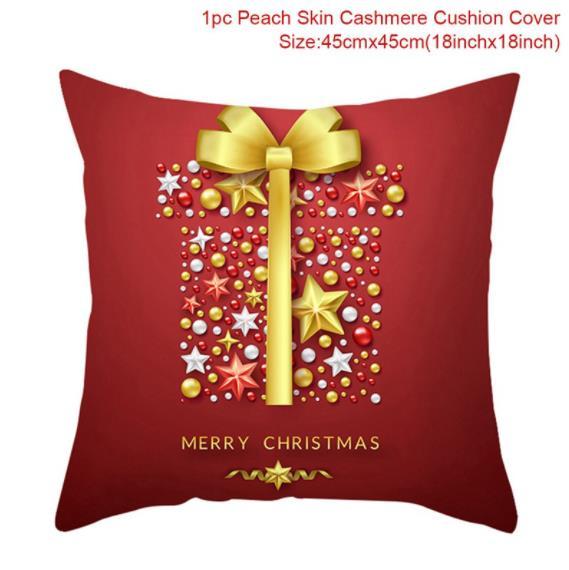 Santa pillowcase Happy New Year Xmas Gifts Christmas Decor For Home Merry Christmas Ornament Navidad Natal Xmas Gifts