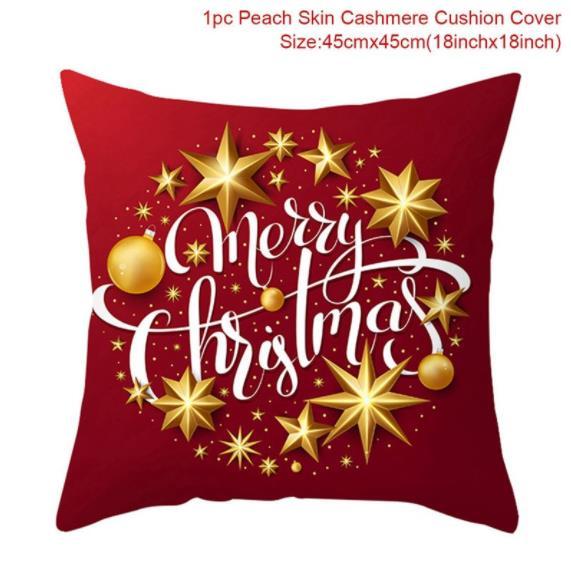 Santa pillowcase Happy New Year Xmas Gifts Christmas Decor For Home Merry Christmas Ornament Navidad Natal Xmas Gifts