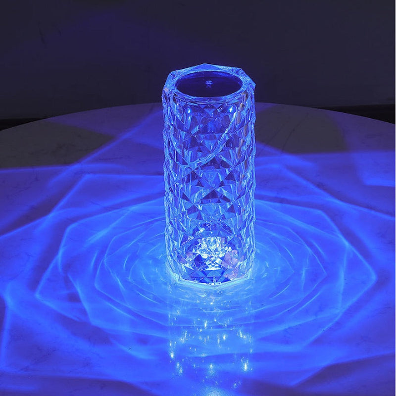 Multicolored LED Crystal Table Lamp | Remote Controlled