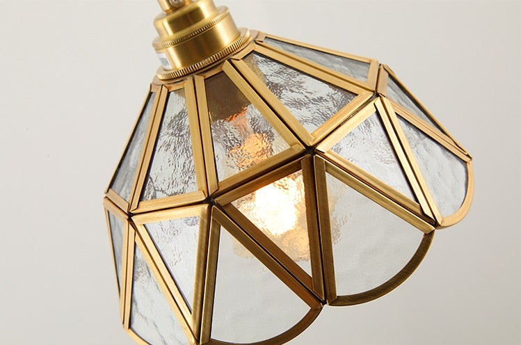 Vintage Stained Glass Pendant Lights
