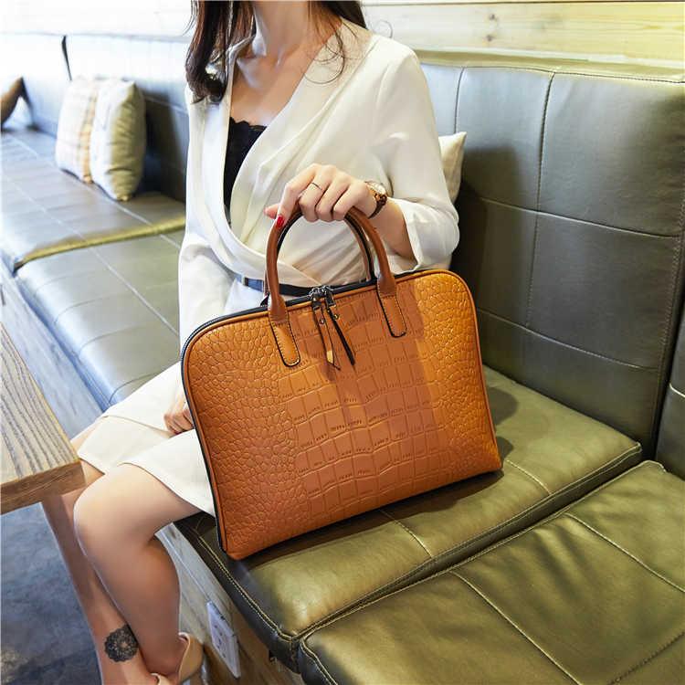 Laptop Leather Shoulder Bag