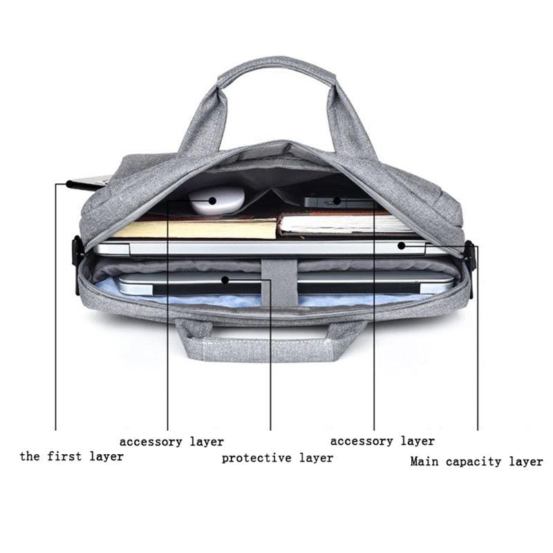 Waterproof Laptop Shoulder Handbag 13 14 15 17 Inch