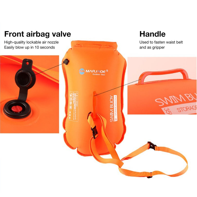 Pro Inflatable Swimming and Diving Floater / Buoy / Safety Bag