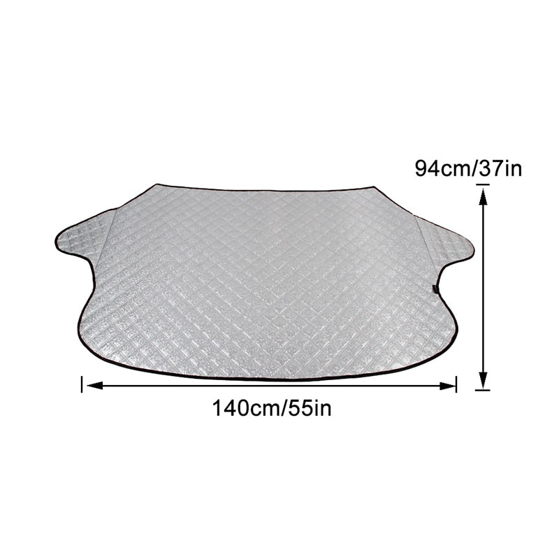 4X Layer Sun, Snow and Frost Protector for Windshields