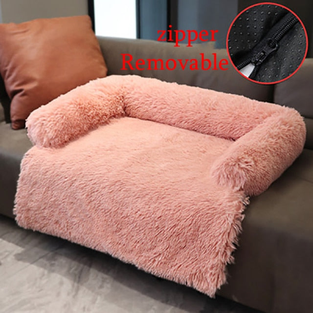 Calming Furniture Protector for Dogs & Pets Soft and Washable Dog Mat for Sofa Bed Couch