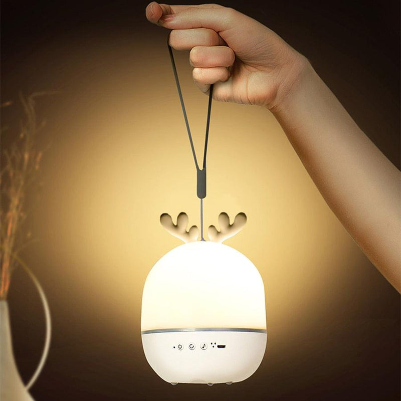 Starry Sky Rotating LED Night Light Lamp With Speaker