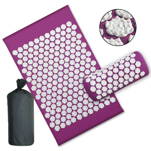 Pranamat Acupressure Yoga Mat, Pillow & Bag