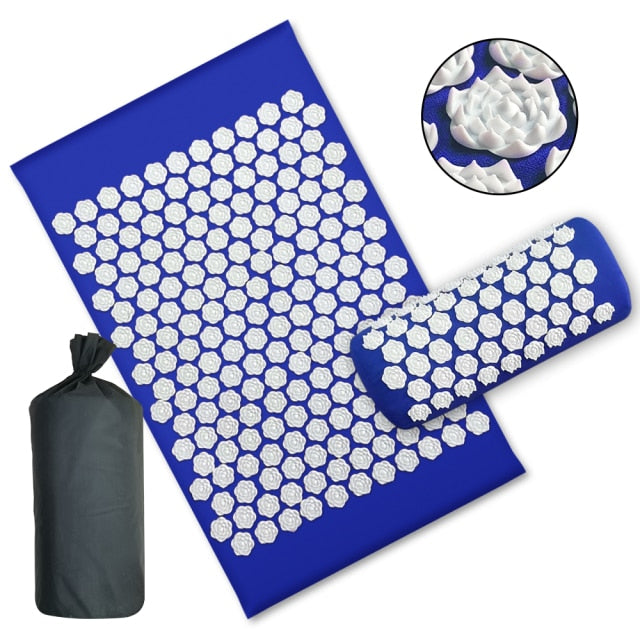 Pranamat Acupressure Yoga Mat, Pillow & Bag