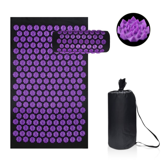 Pranamat Acupressure Yoga Mat, Pillow & Bag