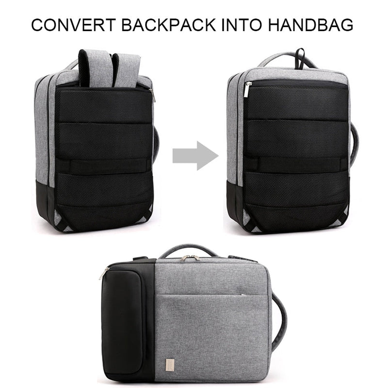 Anti-Theft Backpack with USB Charging for Laptops