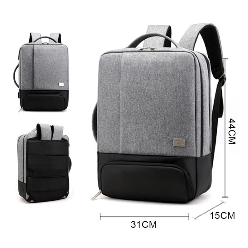 Anti-Theft Backpack with USB Charging for Laptops