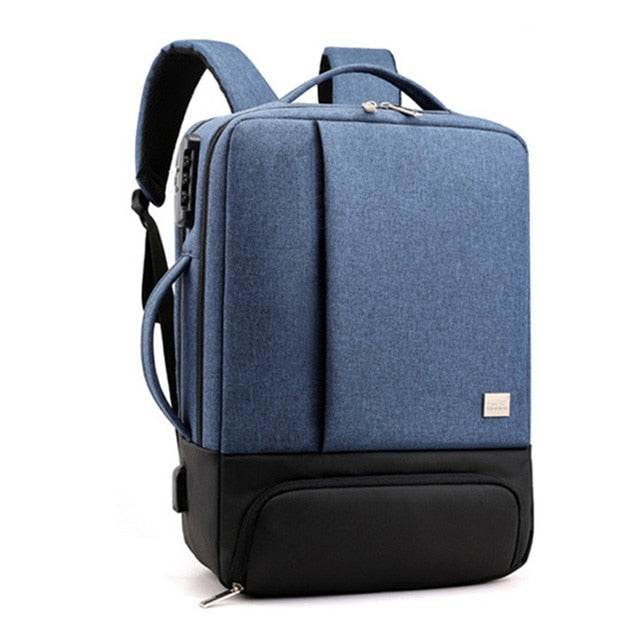 Anti-Theft Backpack with USB Charging for Laptops