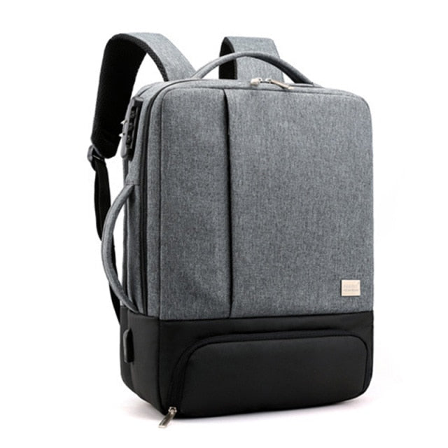 Anti-Theft Backpack with USB Charging for Laptops