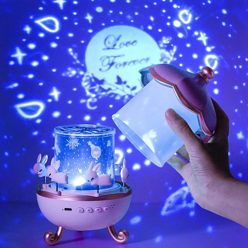 Bluetooth Speaker Star Projector Night Light