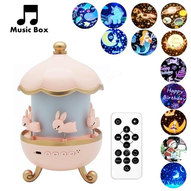 Bluetooth Speaker Star Projector Night Light