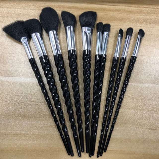 8-Piece Deluxe Makeup Brush Set