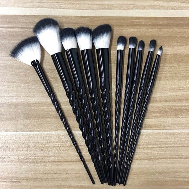 8-Piece Deluxe Makeup Brush Set