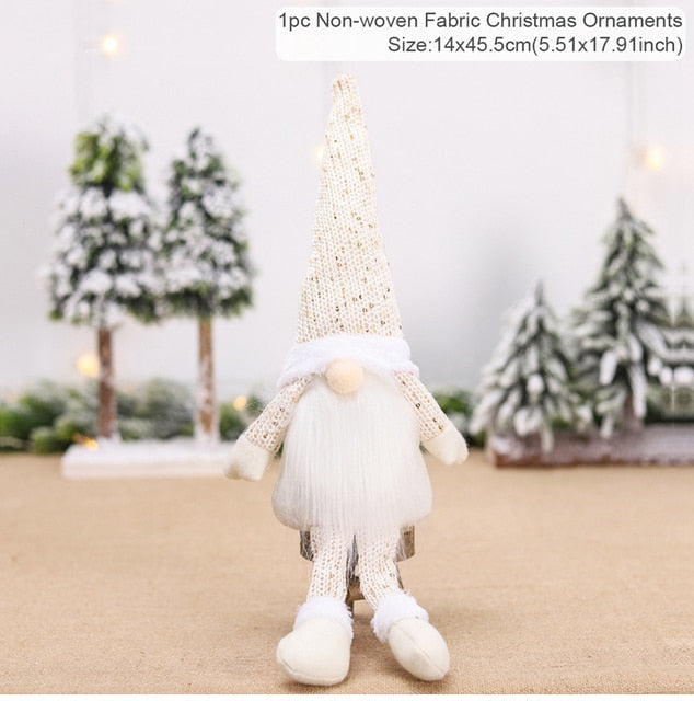 Frigg Santa Faceless Doll/christmas Home Decorations Gifts, Xmas Noel Stuffed Gnom Gifts