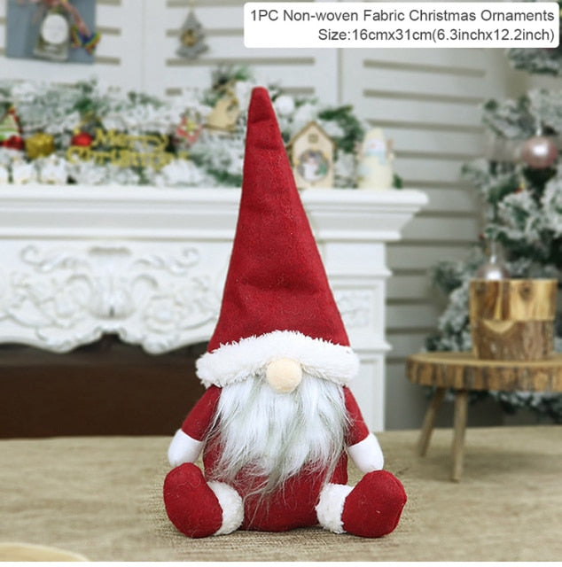 Frigg Santa Faceless Doll/christmas Home Decorations Gifts, Xmas Noel Stuffed Gnom Gifts