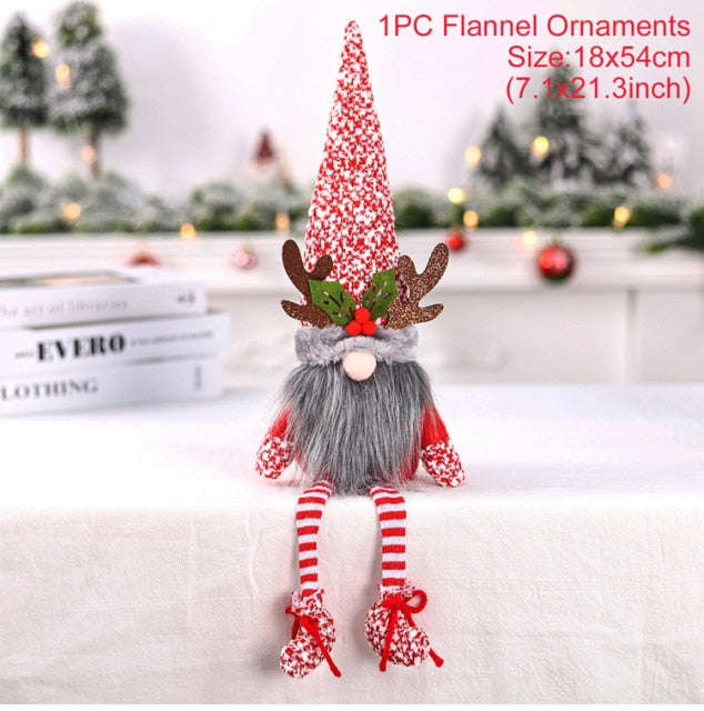 Frigg Santa Faceless Doll/christmas Home Decorations Gifts, Xmas Noel Stuffed Gnom Gifts