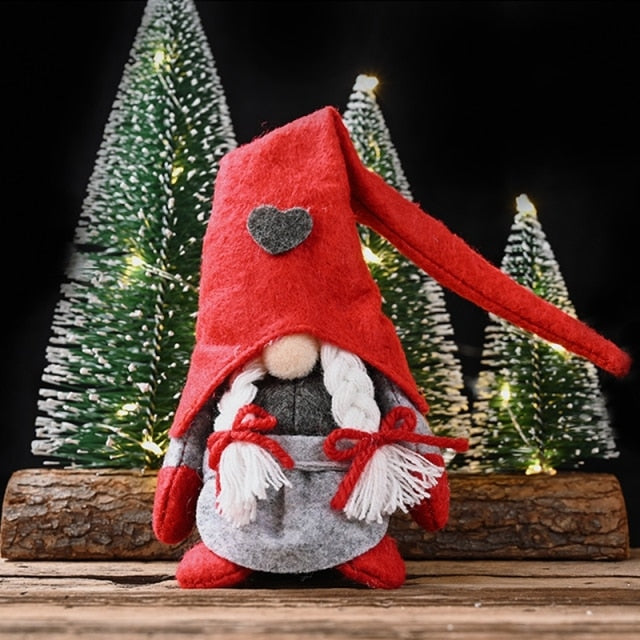 Frigg Santa Faceless Doll/christmas Home Decorations Gifts, Xmas Noel Stuffed Gnom Gifts