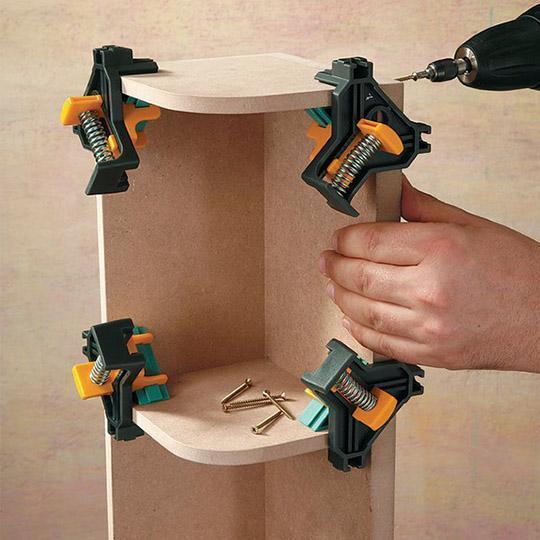 Wood Angle Clamp Set | 4X Clamps | 12X Angle Heads