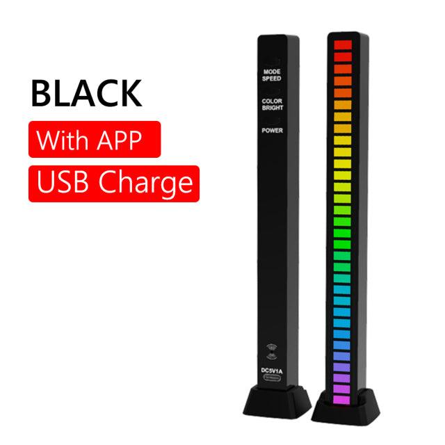 Colorful Sound Control Pickup Rhythm Rechargeable Light