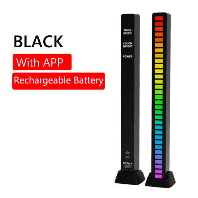 Colorful Sound Control Pickup Rhythm Rechargeable Light