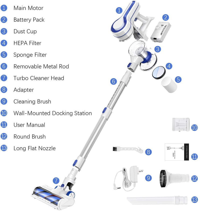 14KPa Bagless Portable Vacuum