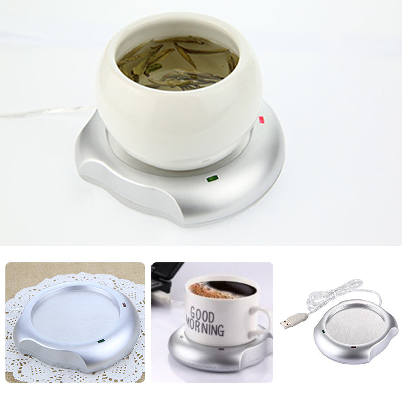 Desktop Drink & Cup Warmer | USB | Work-from-Home Essentials